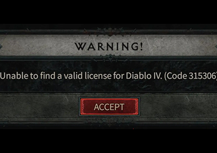 How to Resolve Diablo 4 Preload Error 315306: Unable to Find a Valid License