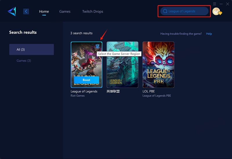 How to Decrease High Ping in League of Legends step 2