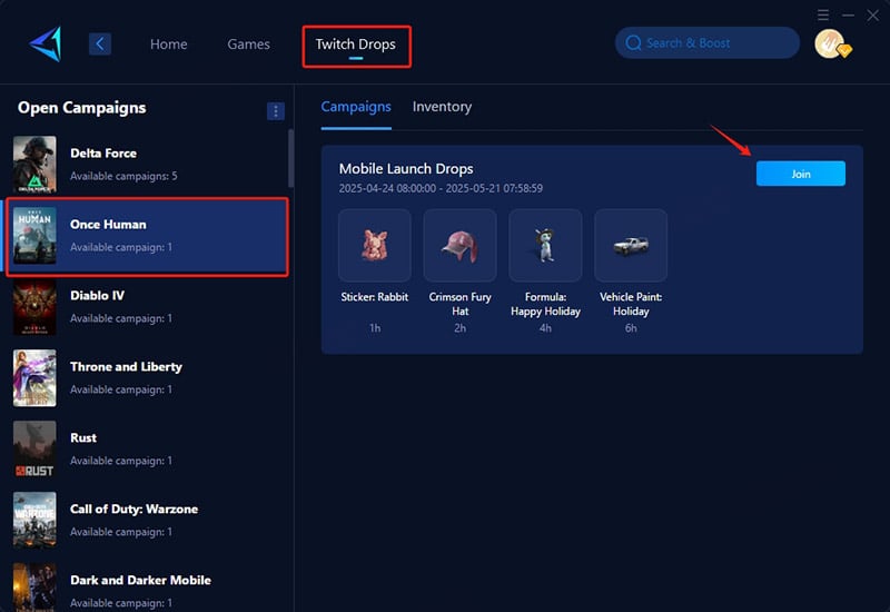 How to Get Once Human Twitch Drops Step 2