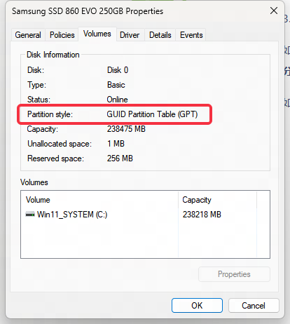 Check Whether the Disk is MBR or GPT