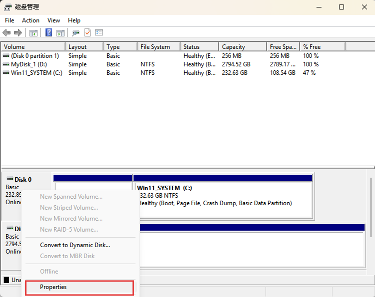 Check Whether the Disk is MBR or GPT