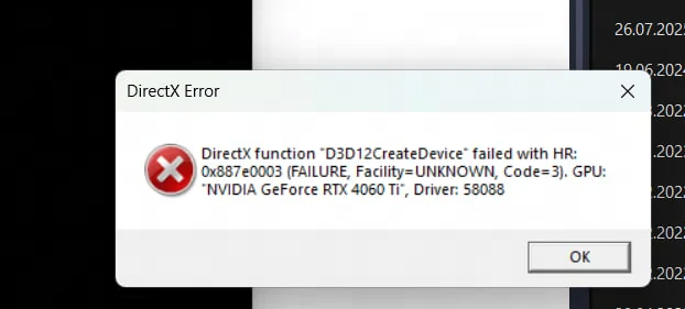 Why DirectX Errors Occur and When They Happen