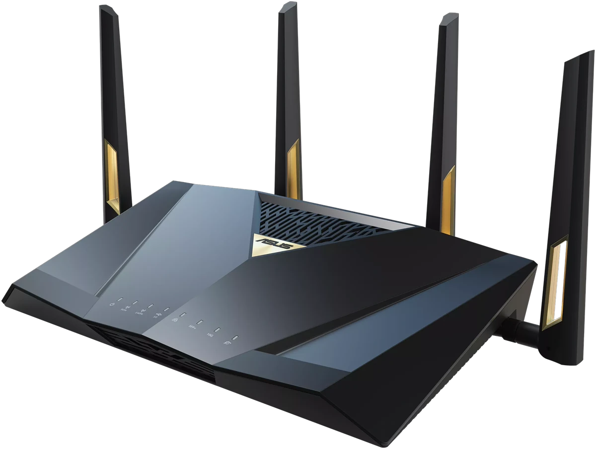 ASUS RT-BE88U Wi-Fi 7 router with the GearUP Plugin built in