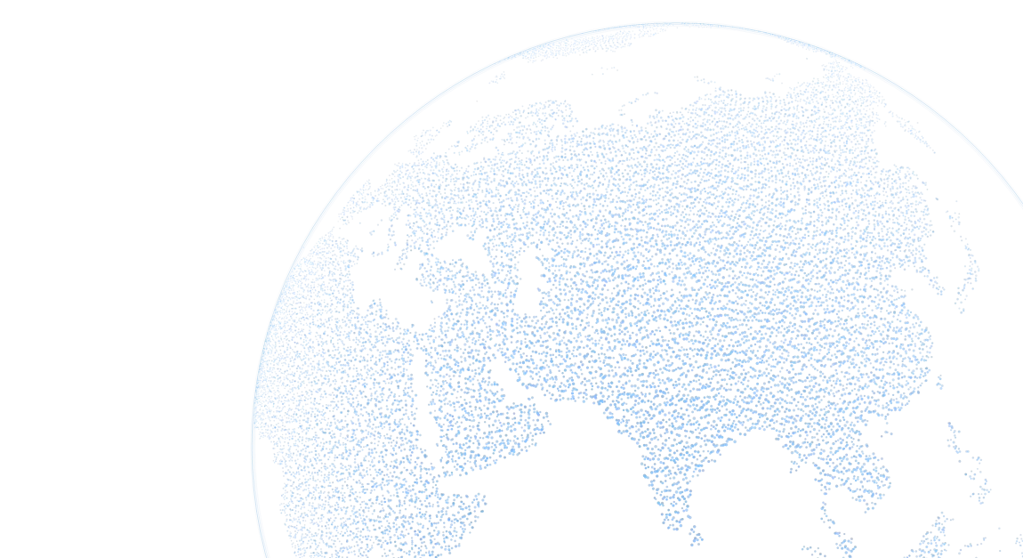 GearUP's global game server network map: six of its nodes (Mumbai, Hong Kong, Moscow, Frankfurt, Dubai and Tokyo) and their routes