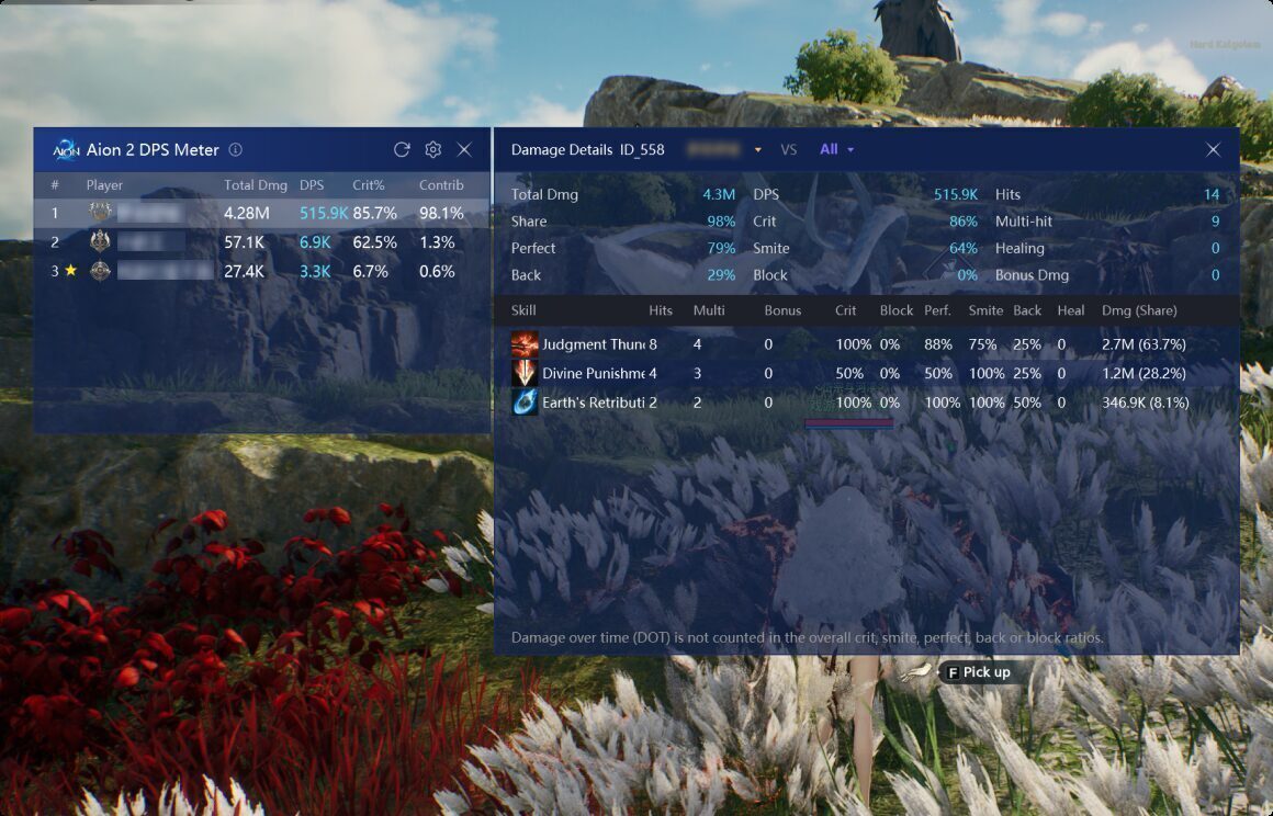 Net Stats Overlay e Dados de Combate em Tempo Real