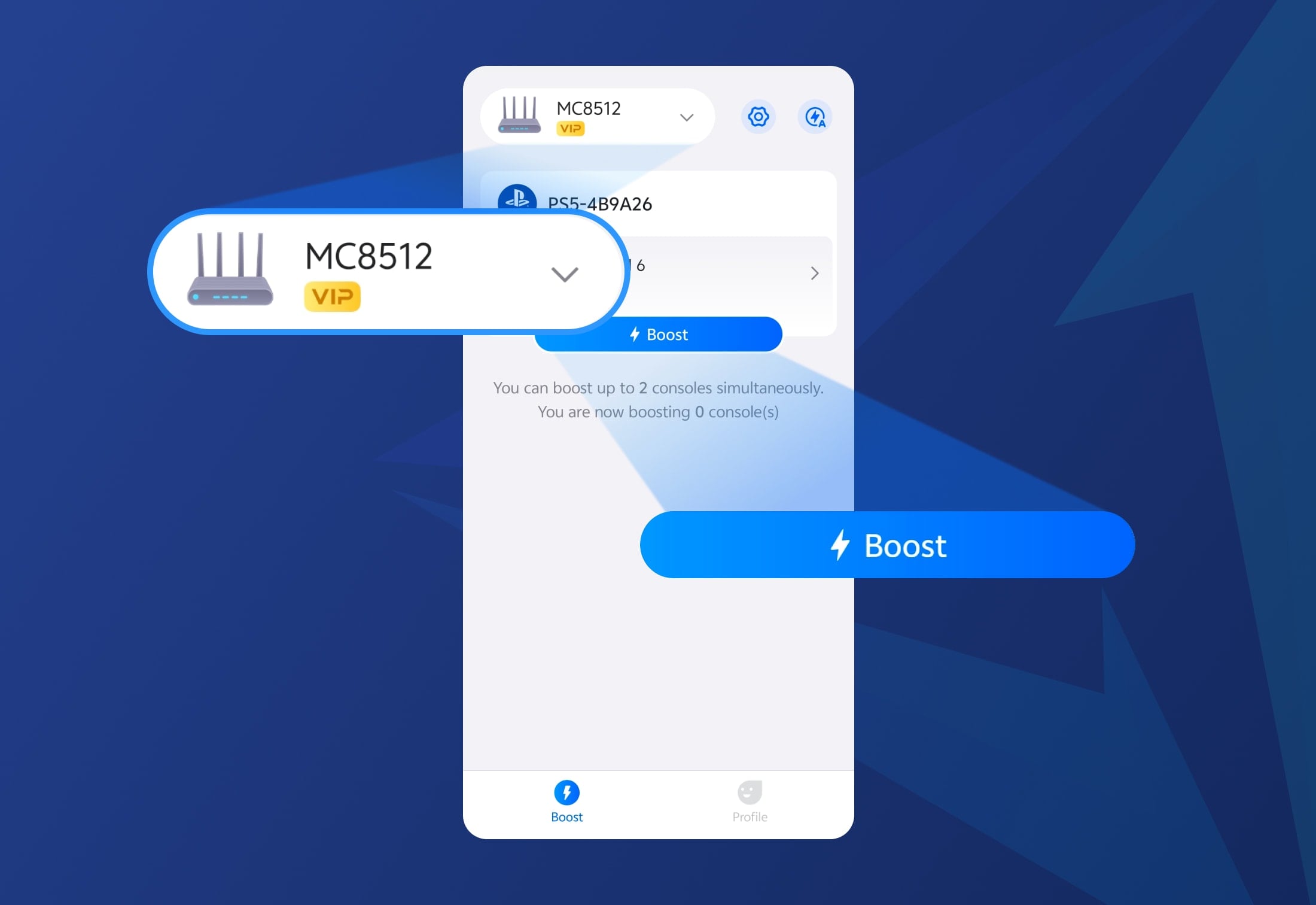 Connect your console or PC.