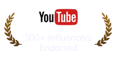 YouTube 500+ Influencers Endorsed